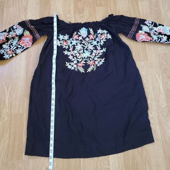 Free People 'Fleur Du Jour' Off-Shoulder Mini Shift Dress - size XS - Picture 8 of 12